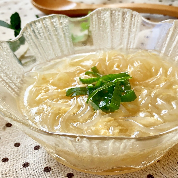 ★中華風たまご春雨スープ★